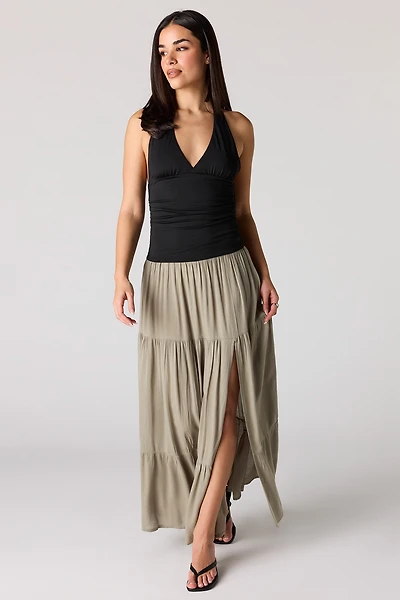 Tiered Maxi Skirt