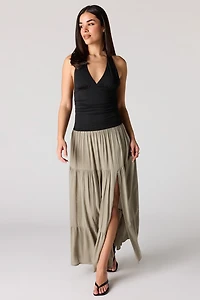 Tiered Maxi Skirt