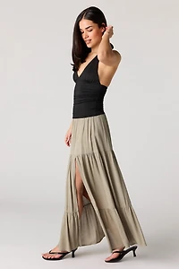 Tiered Maxi Skirt