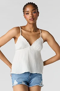 Short en denim déchiré