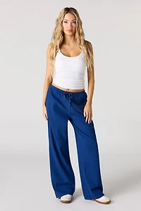 Ribbed Wide Leg Pant