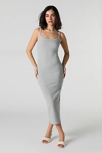 Ribbed Bodycon Midi Dress
