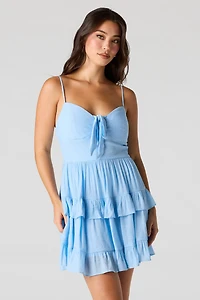 Tiered Mini Dress