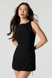 High Neck Mini Dress