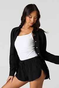 Crinkled Dolphin Shortie