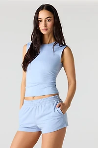 Short en molleton uni