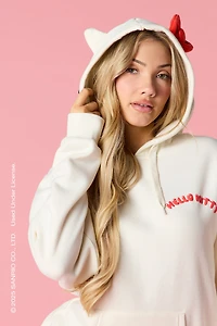 Hello Kitty® Puff Print Fleece 3D Hoodie