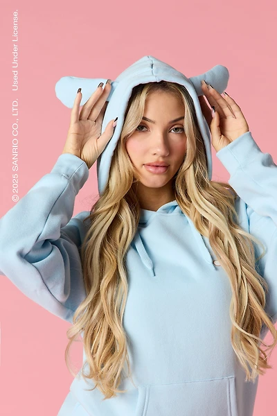 Cinnamoroll™ Embroidered Fleece 3D Hoodie