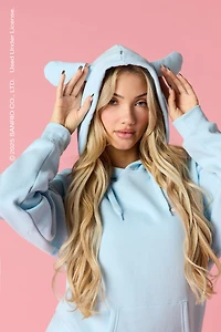 Cinnamoroll™ Embroidered Fleece 3D Hoodie