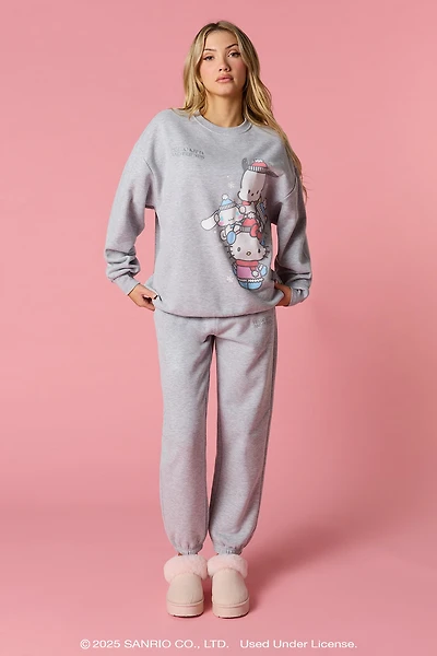 Hello Kitty® and Friends Embroidered Fleece Jogger