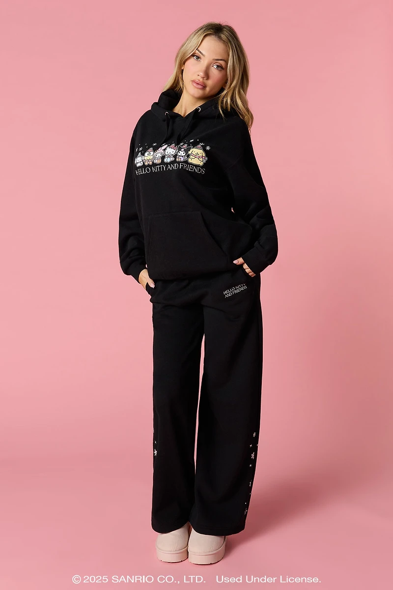 Hello Kitty® and Friends Embroidered Fleece Sweatpant