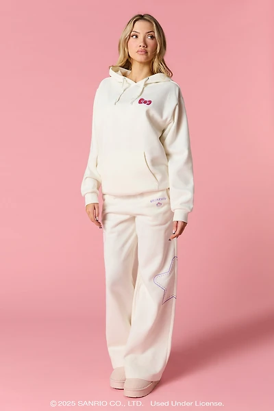 Hello Kitty® Winter Embroidered Fleece Sweatpant