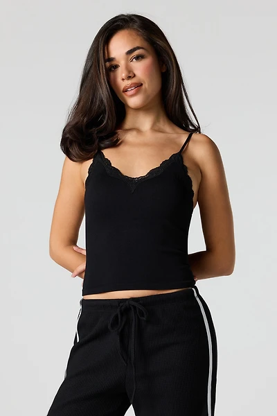 Braless Seamless Ribbed Cami