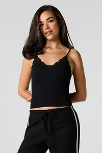 Braless Seamless Ribbed Cami