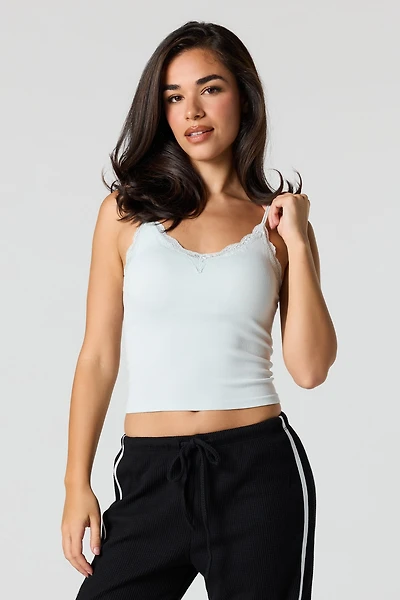 Braless Seamless Ribbed Cami