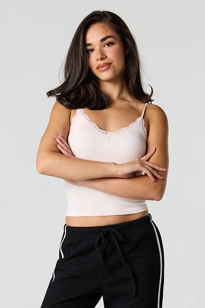 Braless Seamless Ribbed Cami