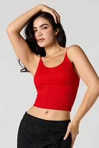 Braless Seamless Ribbed Tank