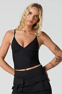Camisole en filet à col V