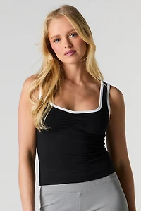 Cinched Sweetheart Tank