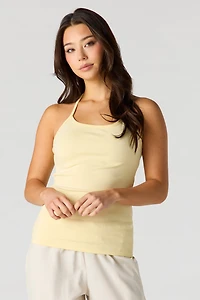 Ribbed Halter Top