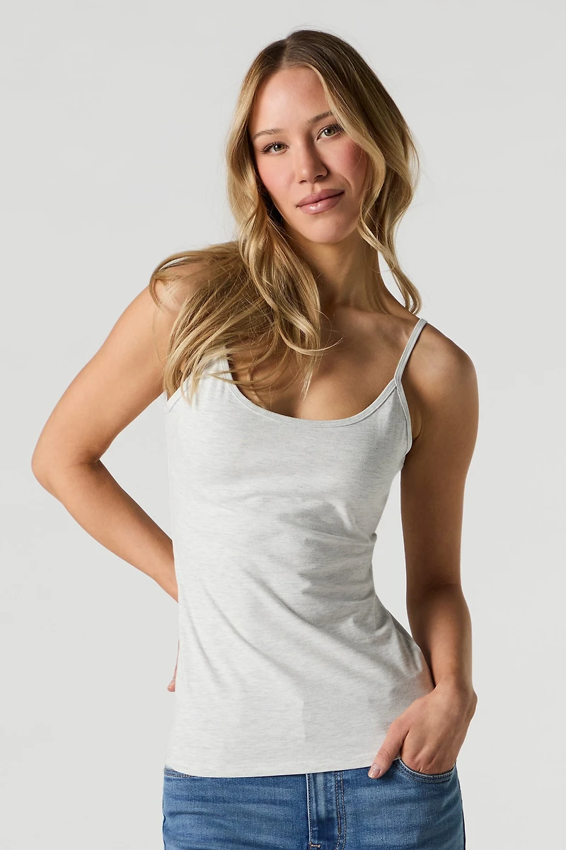 Solid Scoop Neck Cami
