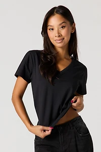 Relaxed V-Neck T-Shirt