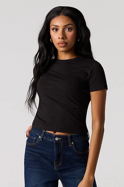 Crew Neck Baby Tee