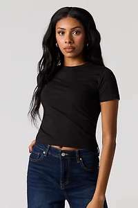 Crew Neck Baby Tee