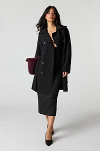 Belted Mid Trench Coat