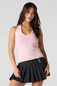 Ribbed Halter Top
