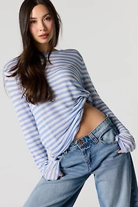 Striped Long Sleeve Top