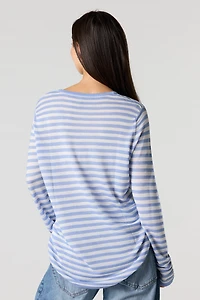 Striped Long Sleeve Top