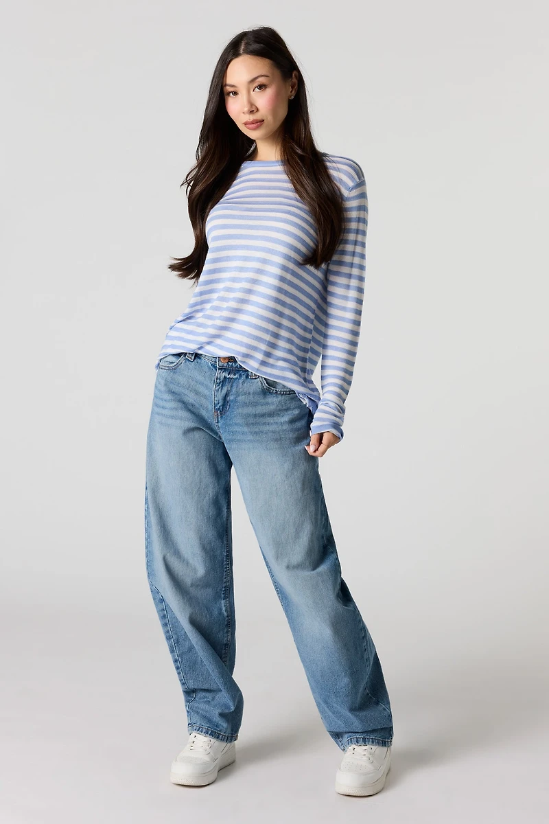 Striped Long Sleeve Top