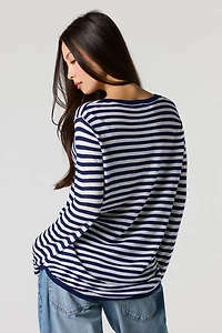 Striped Long Sleeve Top