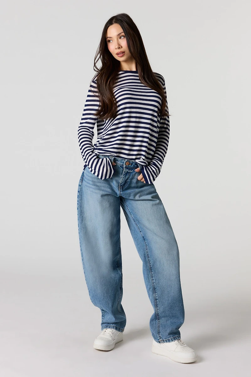 Striped Long Sleeve Top