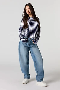 Striped Long Sleeve Top