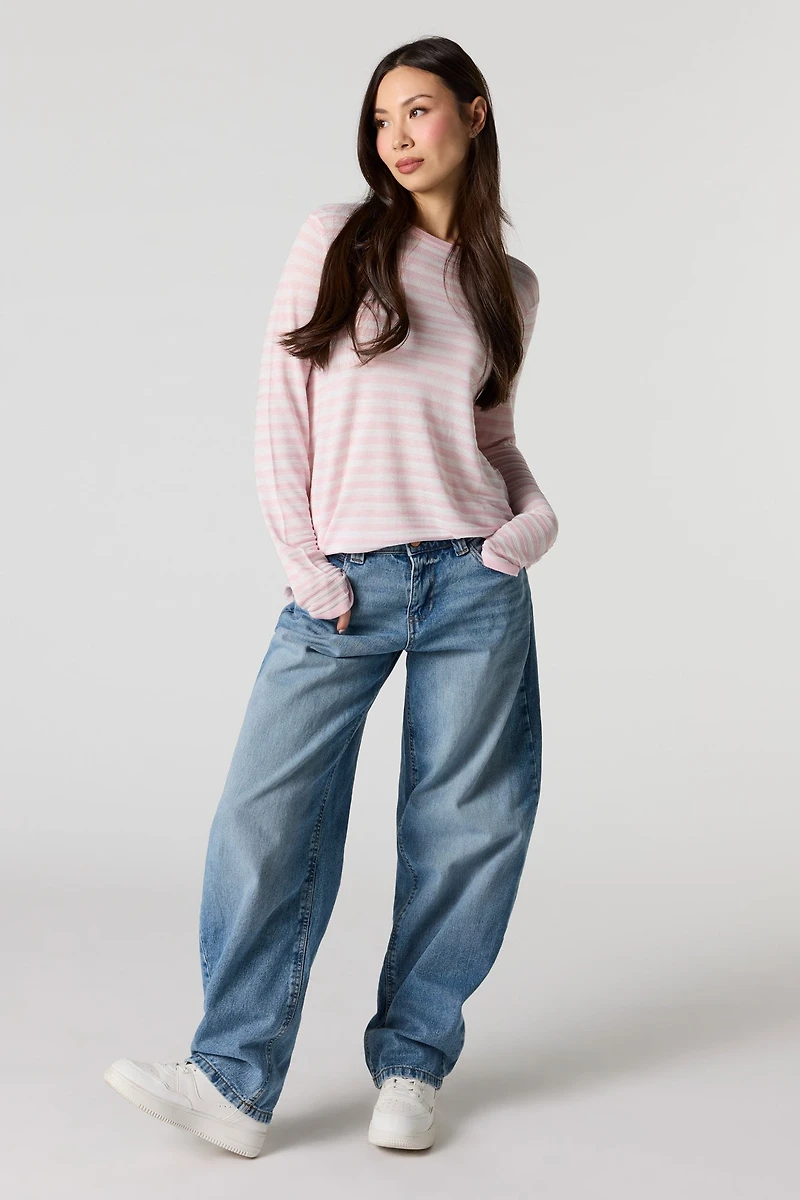 Striped Long Sleeve Top