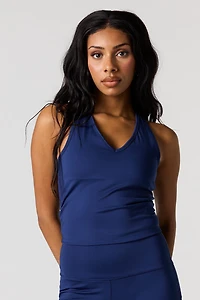 Active V-Neck Racerback Tank