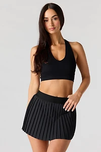 Active Pleated Skort with Side Pocket