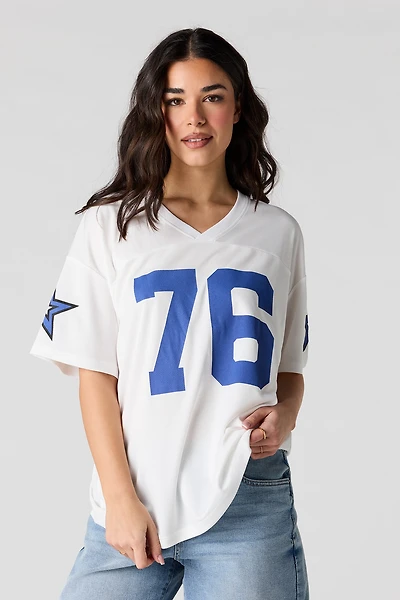 Jersey surdimensionné imprimé