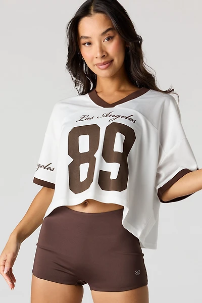 Jersey court imprimé