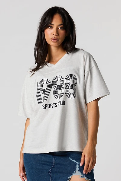 1988 HD Print V-Neck T-Shirt
