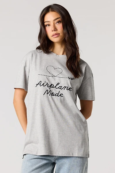 Embroidered Oversized T-Shirt