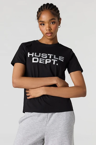 T-shirt à imprimé Hustle Department