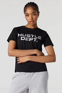 T-shirt à imprimé Hustle Department
