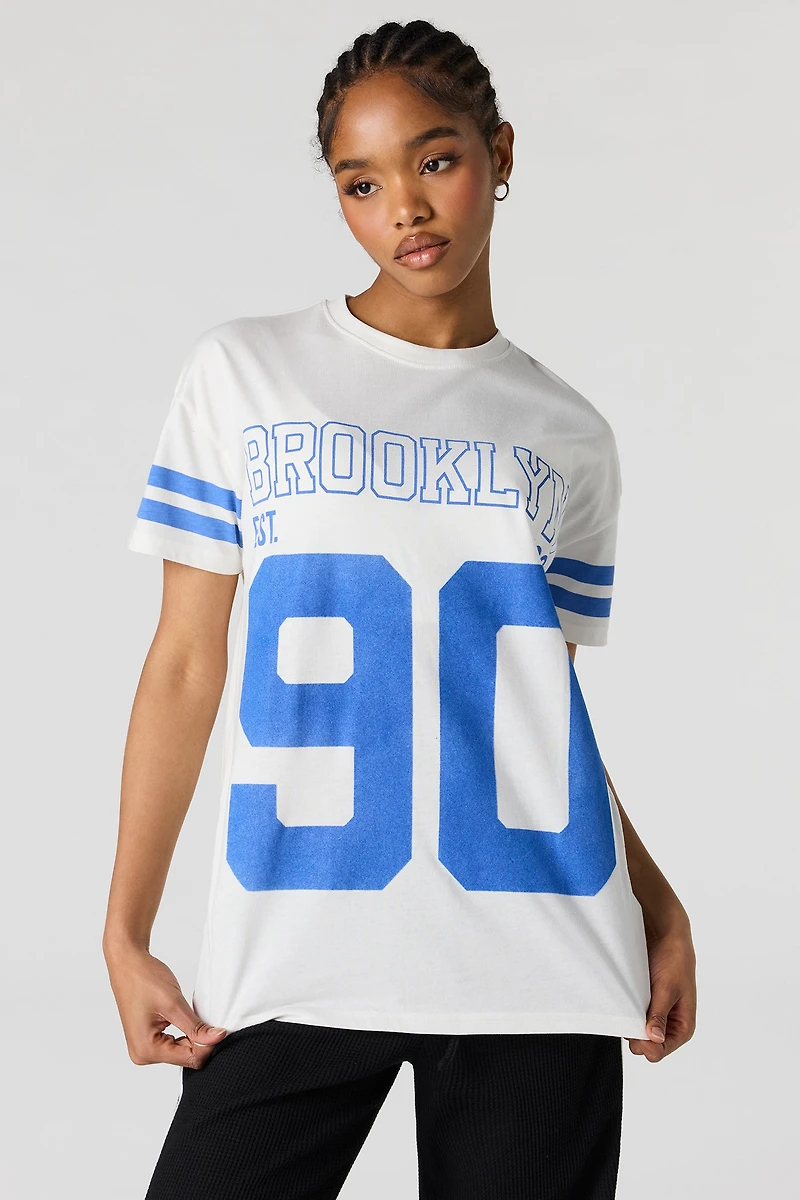 Brooklyn Graphic Oversized T-Shirt