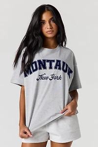 Montauk Flock Print T-Shirt