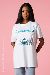 Cinnamoroll™ Embroidered Oversized T-Shirt