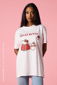 Hello Kitty® Embroidered Oversized T-Shirt