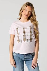 Twill Embroidered T-Shirt